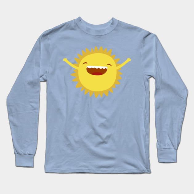 Happy sun Long Sleeve T-Shirt by imjustmike